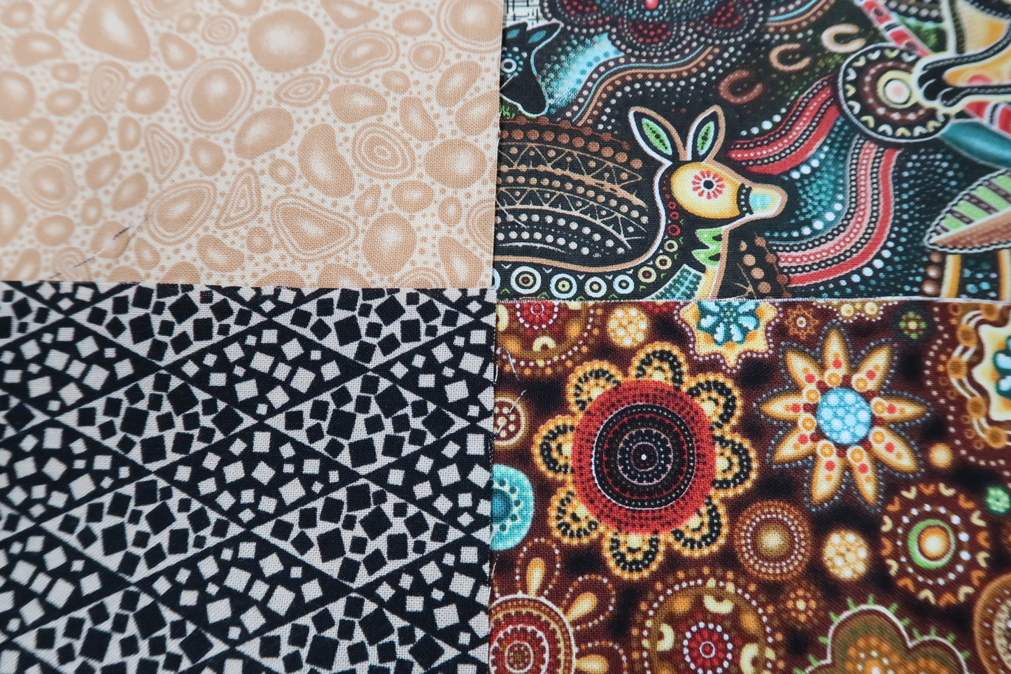 Aboriginal type prints Layer Cake