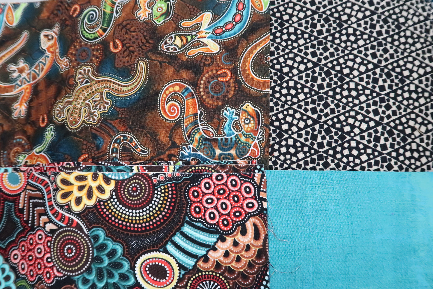 Aboriginal type prints Layer Cake