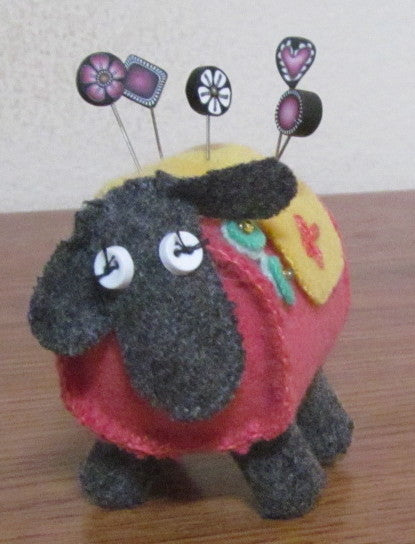 Sheep Pincushion 3" x 3"