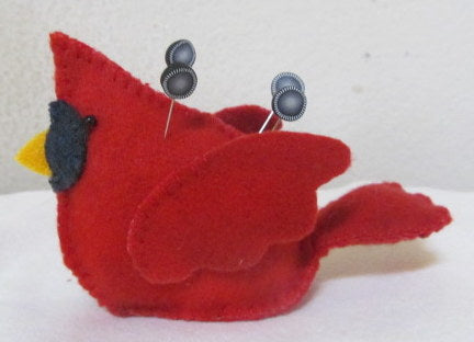 Cardinal Bird Pincushion Kit