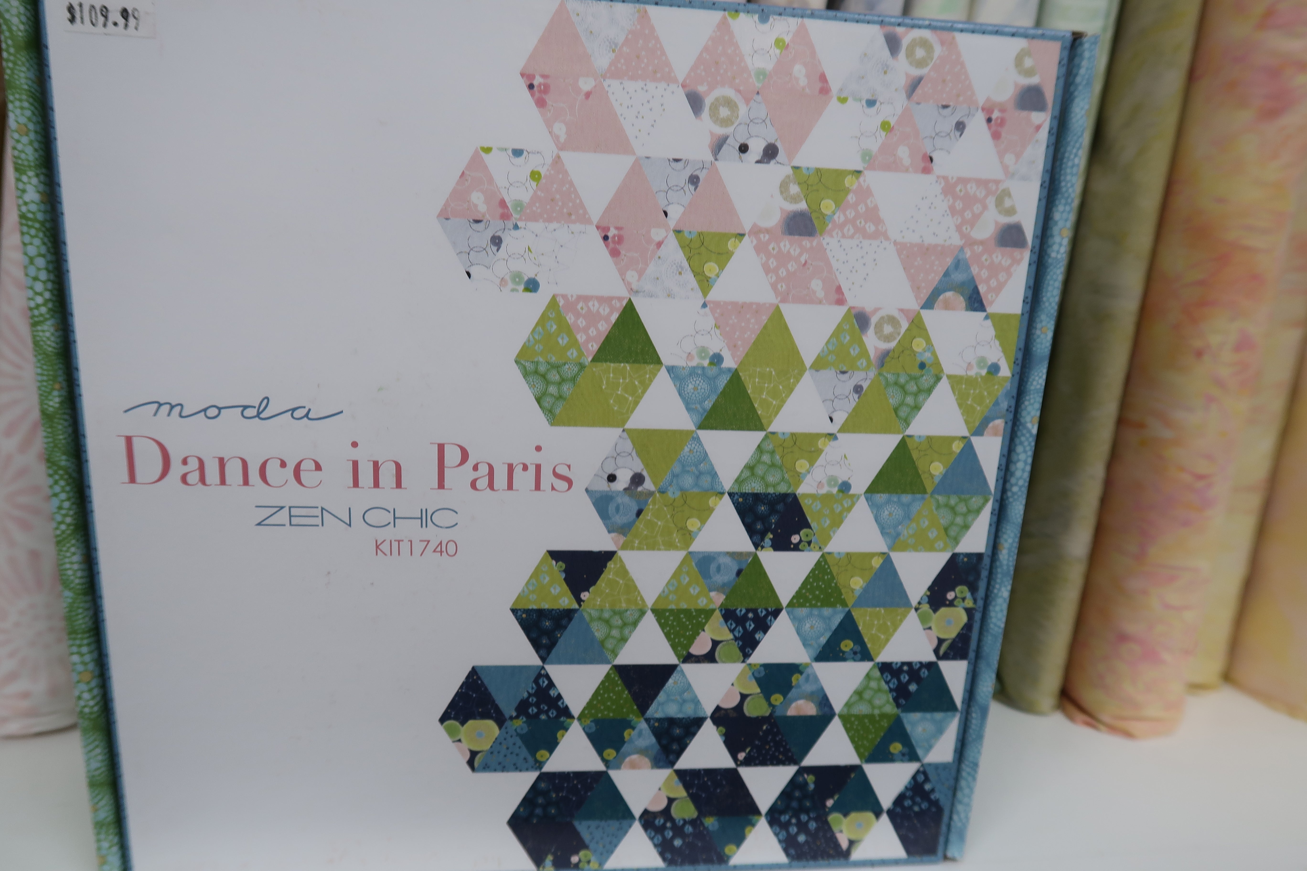 Shops Dance in Paris Quilt Kit - Zen Chic for Moda